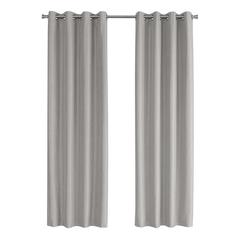 Curtain Panel, 2pcs Set, 54W X 84L, 100% Blackout, Grommet, Living Room