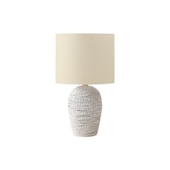 Lighting, 17"H, Table Lamp, White Rattan, Beige Shade, Transitional
