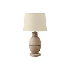 Lighting, 25"H, Table Lamp, Beige Resin, Beige Shade, Contemporary, Modern