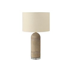 Lighting, 28"H, Table Lamp, Brown Resin, Beige Shade, Contemporary, Modern