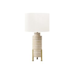 Lighting, 30H, Table Lamp, Beige Resin, Ivory / Cream Shade, Transitional