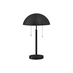Lighting, 20"H, Table Lamp, Black Metal, Contemporary