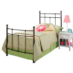 Providence Twin Metal Bed, Antique Bronze