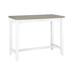 Clarion Wood Counter Height Side Table, Distressed Gray