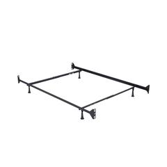 Metal Twin/Full Bed Frame, Black