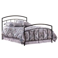 Julien Full Metal Bed, Textured Black