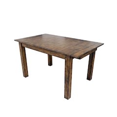 64"-100" Gathering Height Leg Table with (2) 18" Butterfly Leaves,Rustic Whiskey