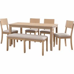 Jorissen 6Pc Dining Set Graywash