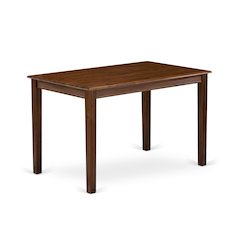 3 Piece Dining Table Set Consists of a Rectangle Solid Wood Table