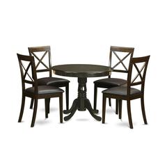 5  Pc  Kitchen  nook  Dining  set-Kitchen  Table  plus  4  Chairs  for  Dining  room