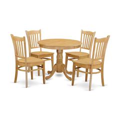 5  Pc  Small  Kitchen  Table  set  -  Kitchen  Table  and  4  Dining  Chairs
