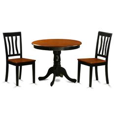 Dining  set  -  3  Pcs  with  2  Wood  Chairs