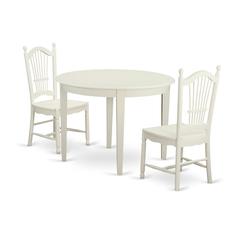 3  Pc  Kitchen  nook  Dining  set-Table  and  2  Dining  Chairs