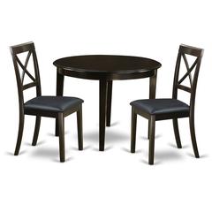 3  Pc  small  Kitchen  Table  set-round  Table  and  2  Dining  Chairs.