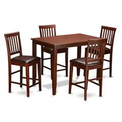 5  Pc  counter  height  Dining  set-high  Table  and  4  Kitchen  Chairs.