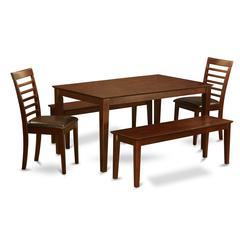 5  PC  Dining  room  set-Dining  Table  and  2  Chairs  and  2  Benches