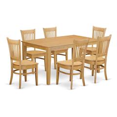 7  Pc  Dining  room  set  -  Dining  Table  and  6  Dining  Chairs