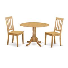 3  Pc  Dining  room  set  -  Kitchen  dinette  Table  and  2  Dining  Chairs