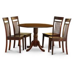 5  Pc  Kitchen  nook  Dining  set-small  Table  and  4  Dining  Chairs