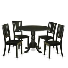 5  PC  Dining  room  set  for  4-Small  Kitchen  Table  and  4  Kitchen  Chairs