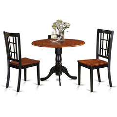 3  PC  small  Kitchen  Table  set-Kitchen  Table  and  2  dinette  Chairs.