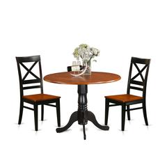 3  PC  Kitchen  Table  set-Dining  Table  and  2  Wooden  Kitchen  Chairs