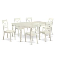 7  PC  Dining  room  set  for  6-Dinette  Table  and  6  Dining  Chairs