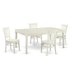 5  PC  small  Kitchen  Table  set  for  4-Dining  Table  and  4  dinette  Chairs