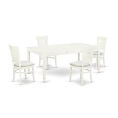 Dining Table- Dining Chairs, DOVA5-LWH-C