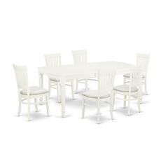 Dining Table- Dining Chairs, DOVA7-LWH-C