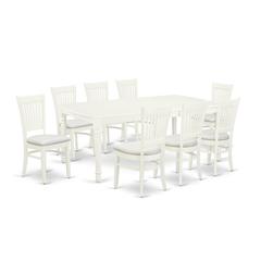 Dining Table- Dining Chairs, DOVA9-LWH-C