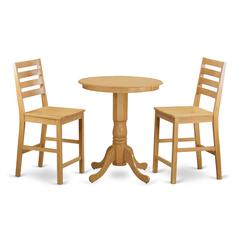 3  Pc  counter  height  set-pub  Table  and  2  counter  height  Chairs