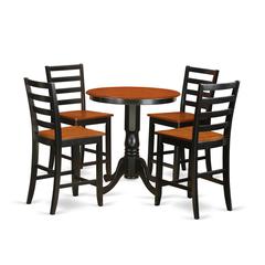 5  PC  counter  height  Dining  set-pub  Table  and  4  dinette  Chairs.