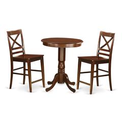 3  PC  counter  height  Dining  room  set-pub  Table  and  2  counter  height  Dining  chair