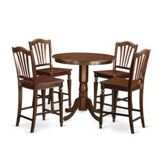 5  Pc  Dining  counter  height  set  -  counter  height  Table  and  4  bar  stools.