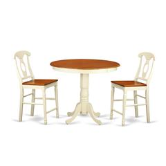 3  Pc  counter  height  Dining  room  set  -  high  top  Table  and  2  counter  height  Chairs.
