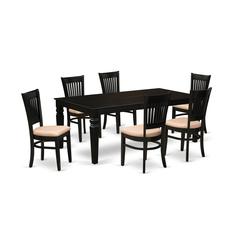 Dining Table- Table Leg Dining Chairs, LGVA7-BLK-C