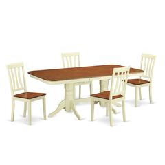 5  PcKitchen  nook  Dining  set  -  Dining  Table  and  4  Kitchen  Chairs