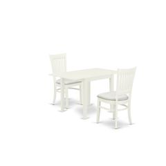 Dining Table- Dining Chairs, NDVA3-LWH-C