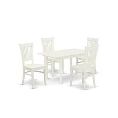 Dining Table- Dining Chairs, NFVA5-LWH-W