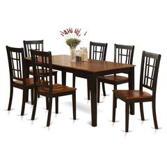 7  Pc  formal  Dining  room  set-Dining  Table  and  6  Chairs  for  Dining  room