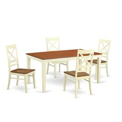 5  Pc  Dinette  set  for  4-Kitchen  Table  and  4  Dining  Chairs