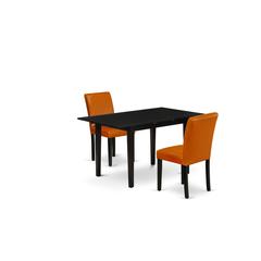 Dining Table- Dining Chairs, NOAB3-BLK-61