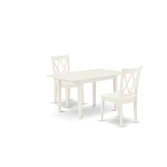 Dining Table- Dining Chairs, NOCL3-LWH-W