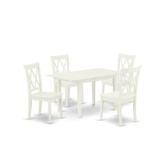 Dining Table- Dining Chairs, NOCL5-LWH-W