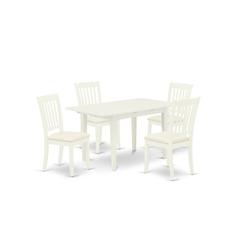 Dining Table- Dining Chairs, NODA5-LWH-C