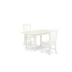 Dining Table- Dining Chairs, NODO3-LWH-W