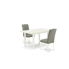 Dining Table- Parson Chairs, NOEL3-LWH-07