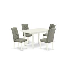 Dining Table- Parson Chairs, NOEL5-LWH-07