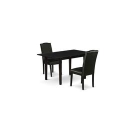 Dining Table- Parson Chairs, NOEN3-BLK-69